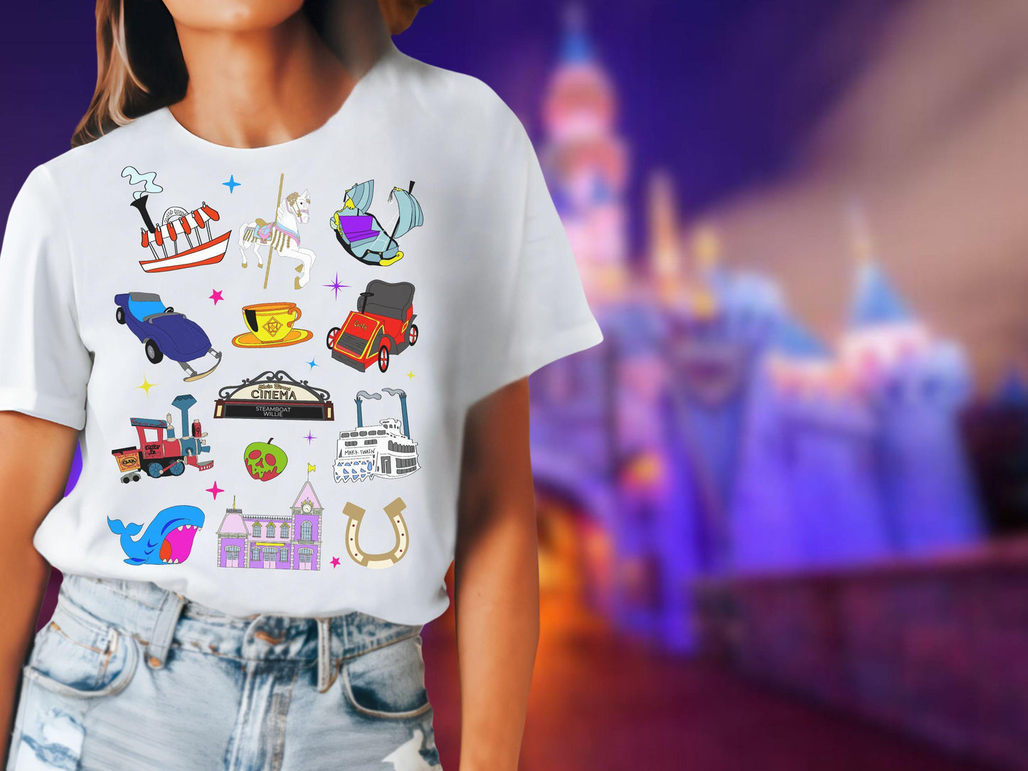 Disneyland 70th Anniversary Sketch Shirt: Family Vacation Tee