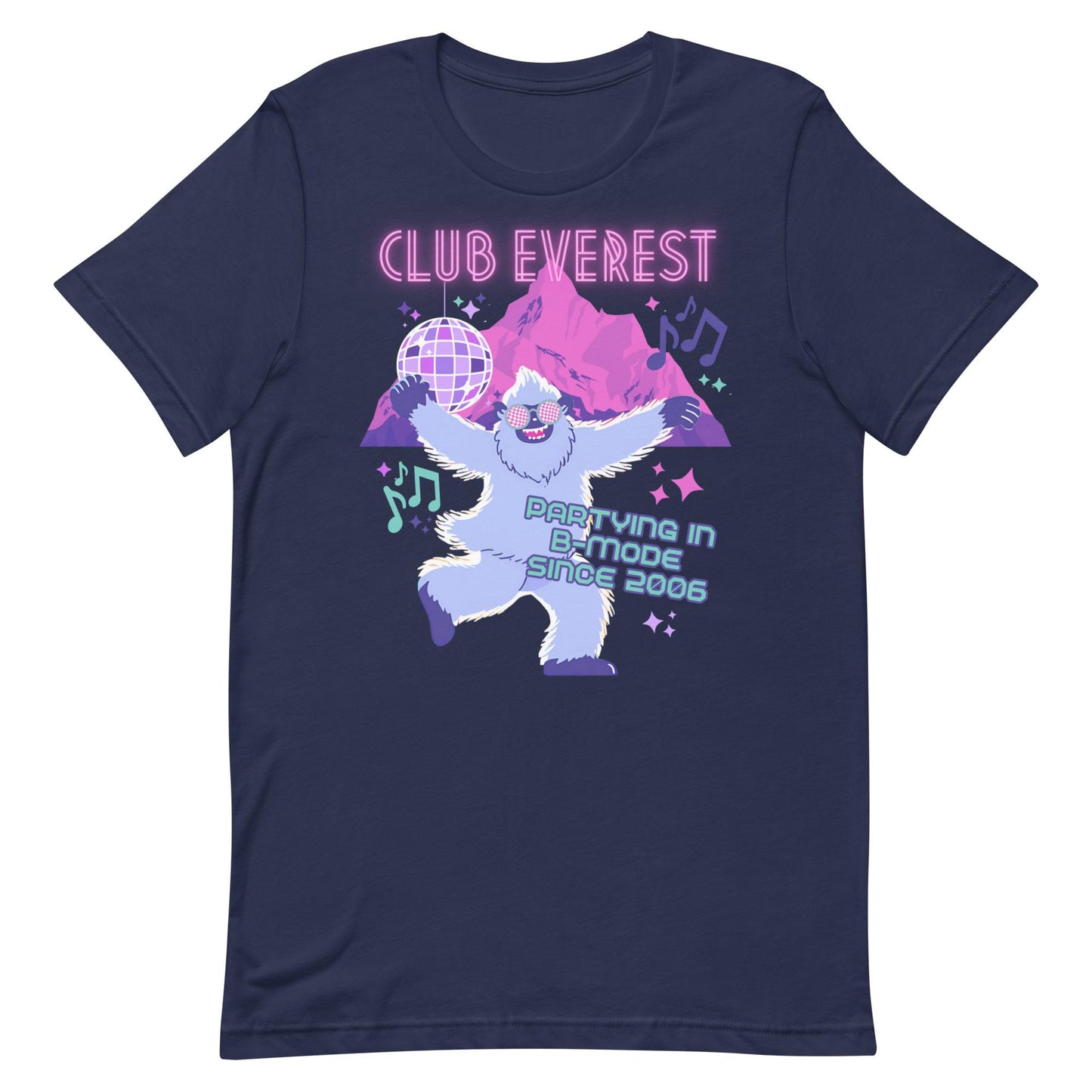 Disco Yeti Shirt, Club Everest, Animal Kingdom Bella Canvas Tee