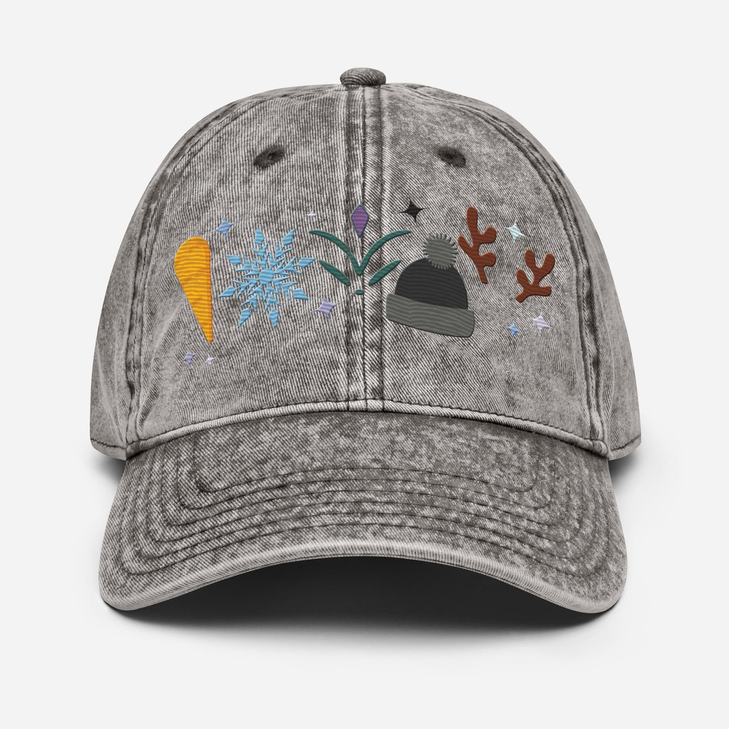 Embroidered Disney Frozen Icon Dad Hat, Anna & Elsa