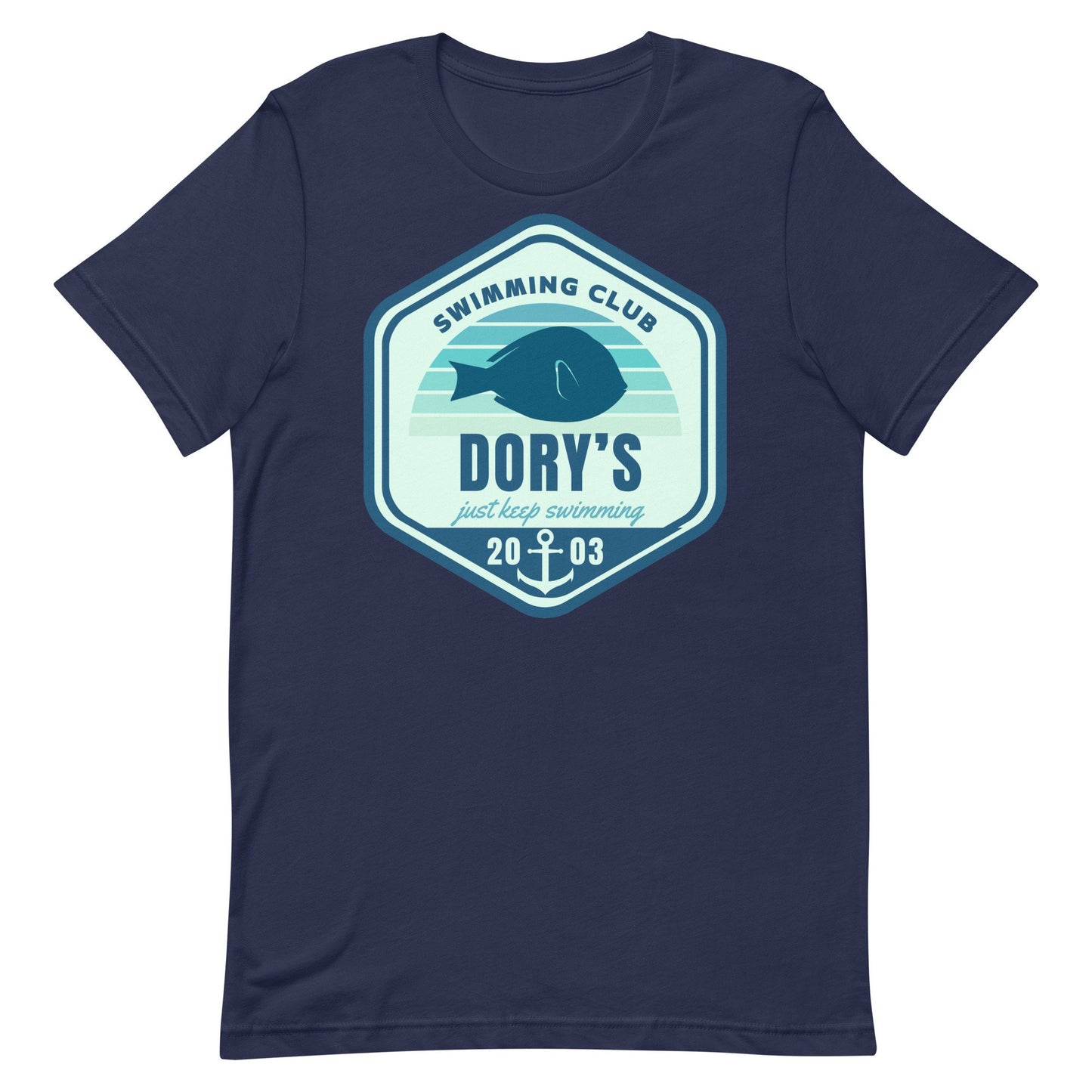 Dory's Swimming Club Bella Canvas T-Shirt, Subtle Disney Family Shirt