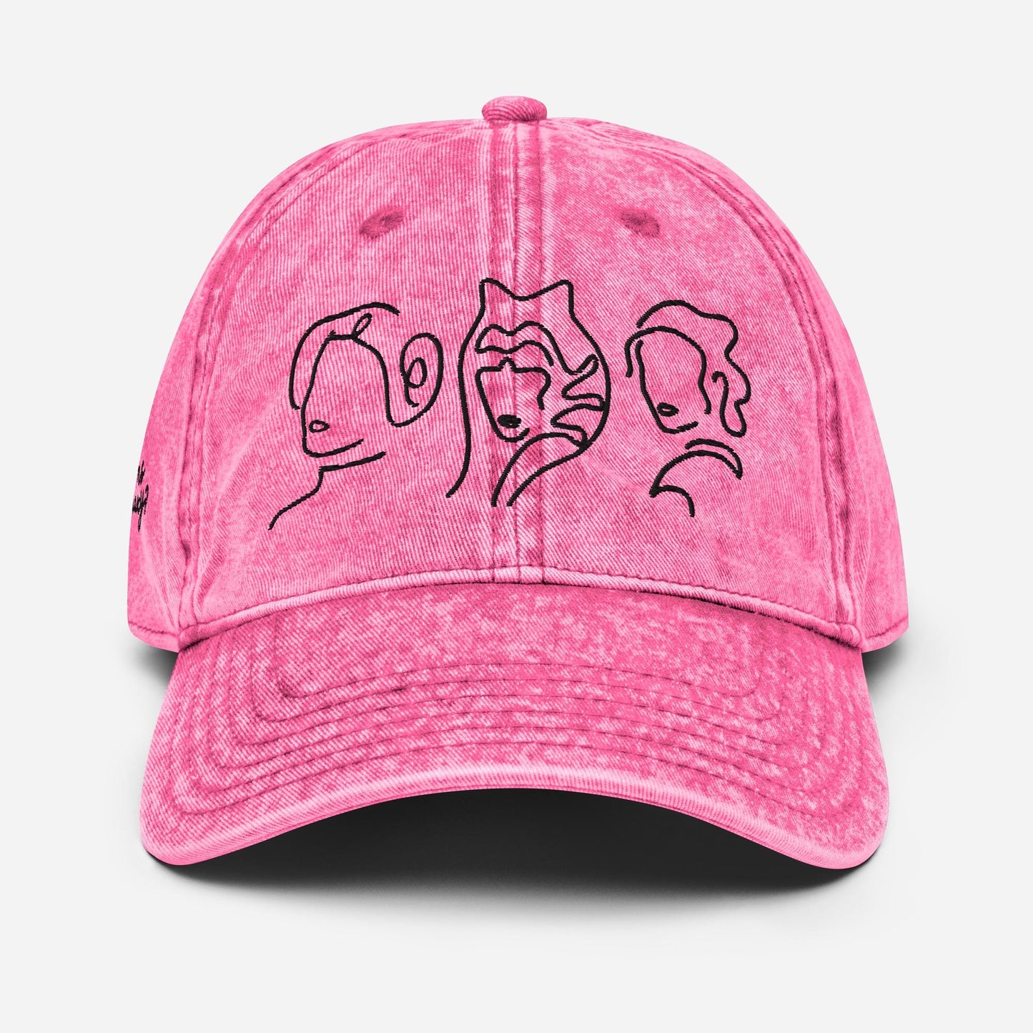 Star Wars Icon Hat: Princess Leia, Ahsoka, Rey Sketch - Vintage Dad Cap