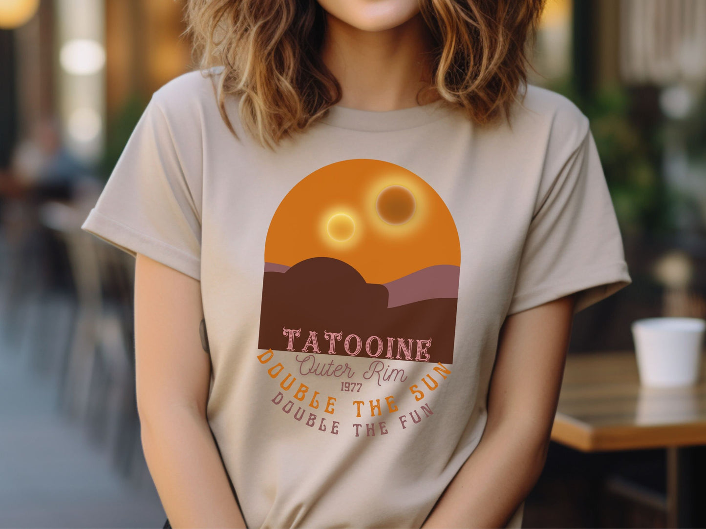 Tatooine Family Shirt: Double Sun Bella Canvas Star Wars Tee