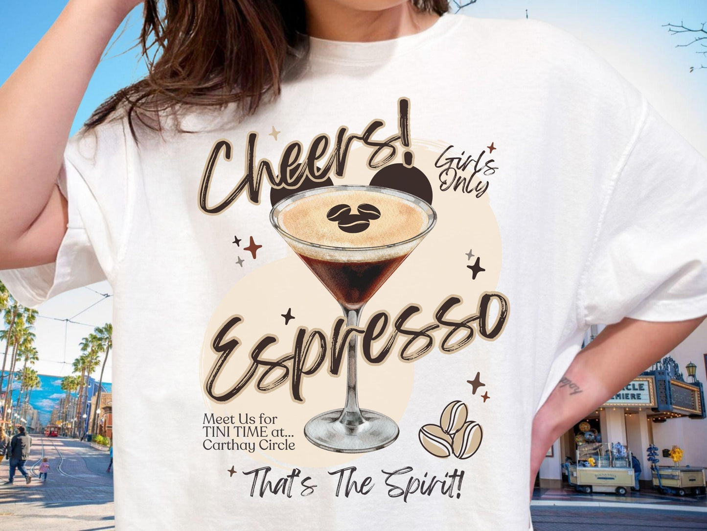 Espresso Martini Disney Shirt, Girls Trip Comfort Colors Tee