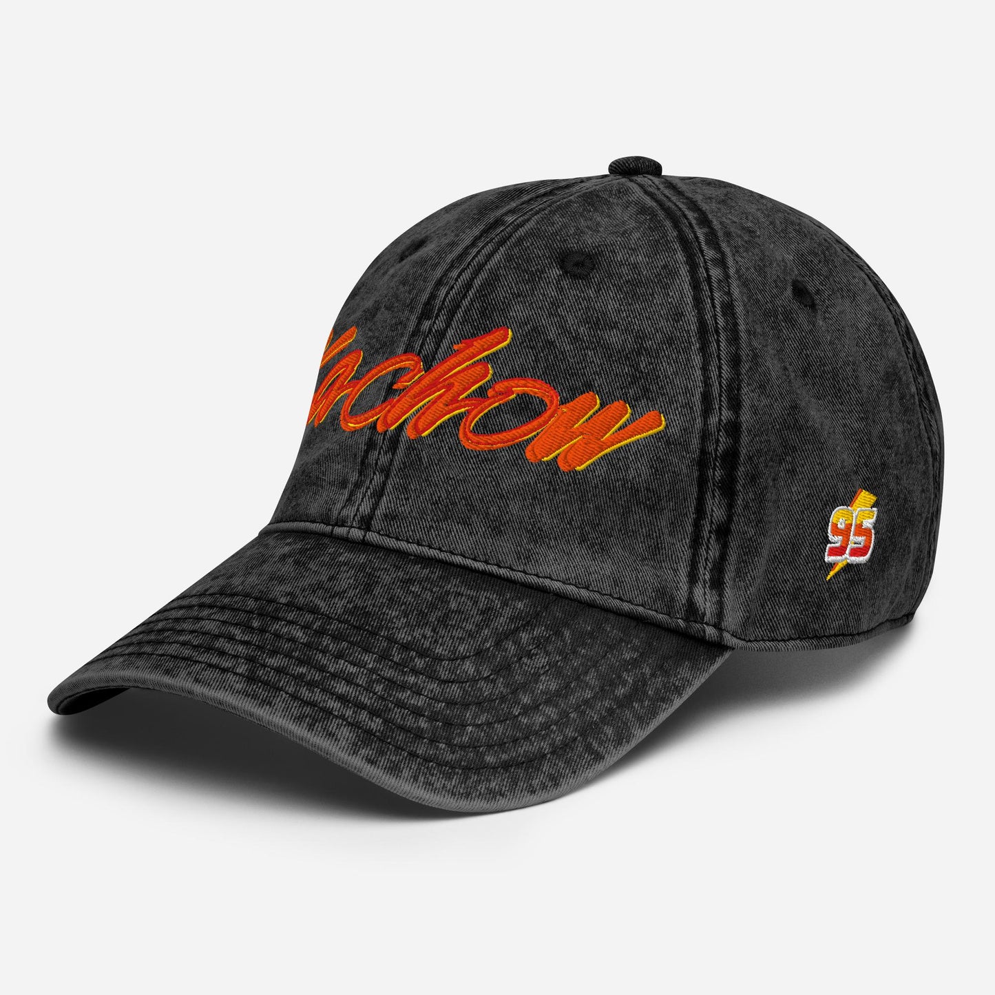 Lightning McQueen Ka-Chow Embroidered Disney Dad Hat
