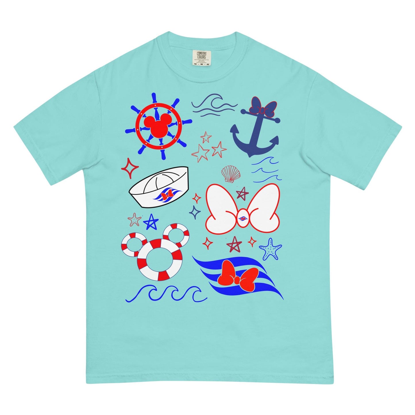 Disney Cruise Doodle Sketch Shirt, Family Vacation Tee