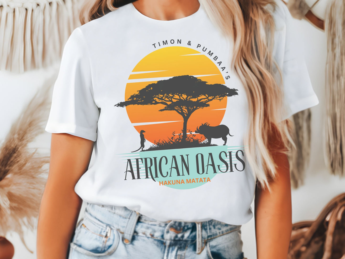 Lion King Family Shirt: Timon's African Oasis Bella Canvas Tee