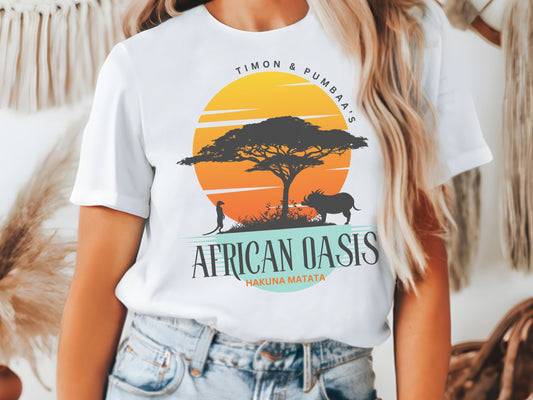 Lion King Family Shirt: Timon's African Oasis Bella Canvas Tee