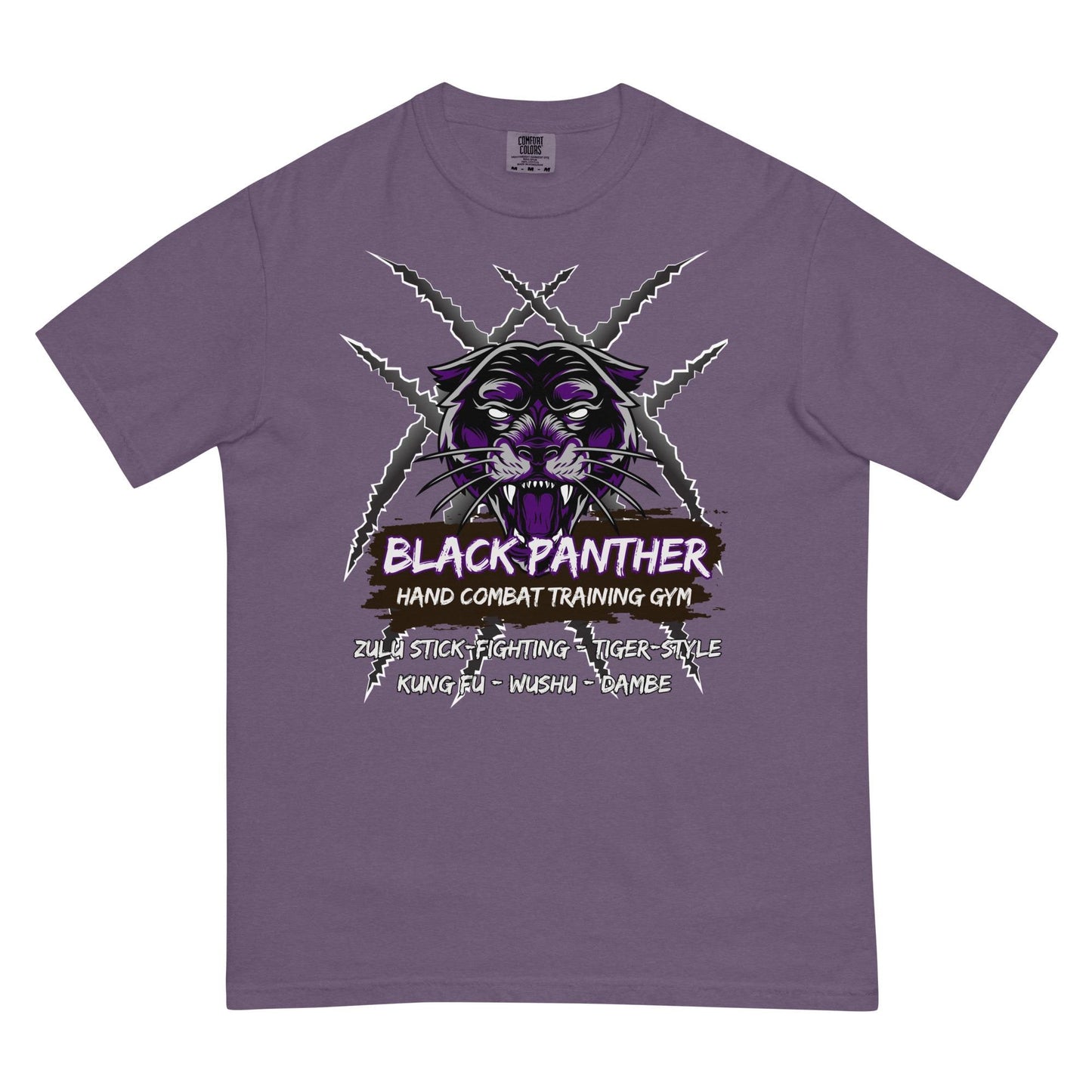 Black Panther Training Gym Shirt, Marvel Avenger Inspired Comfort Colors Tee
