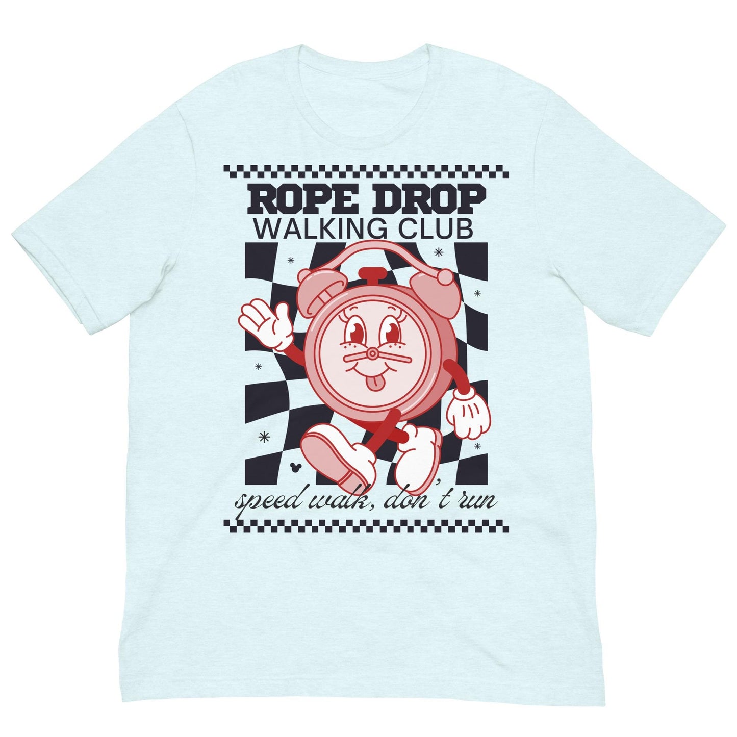 Disney Adult Rope Drop Walking Club Bella Canvas Shirt