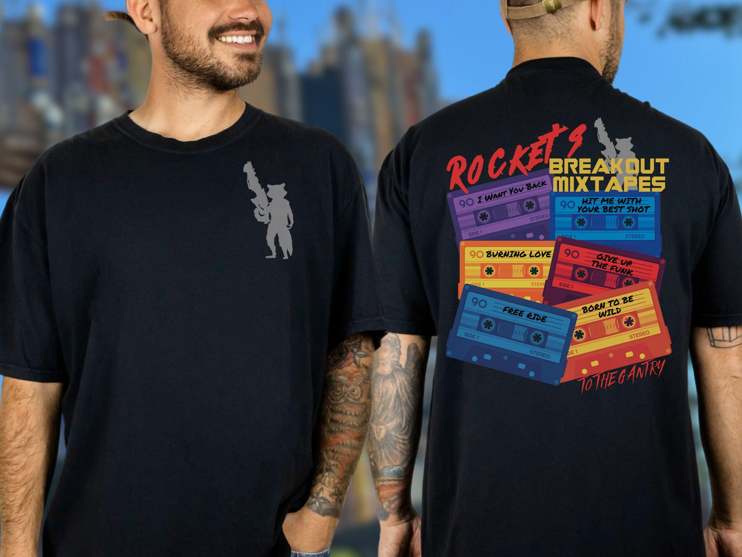 Disney Rocket's Breakout Mix Tapes, Guardians of the Galaxy Disney Dad Next Level Shirt