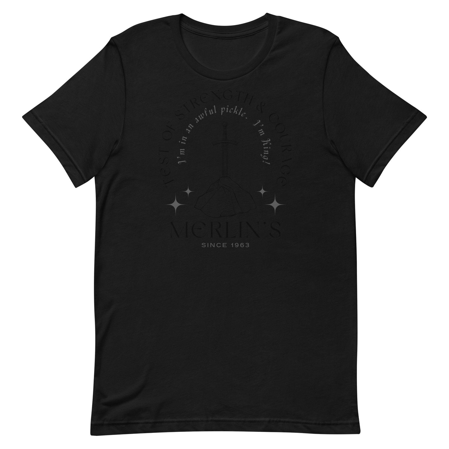 Merlin's Test of Strength Disney Shirt, Bella Canvas Unisex Tee