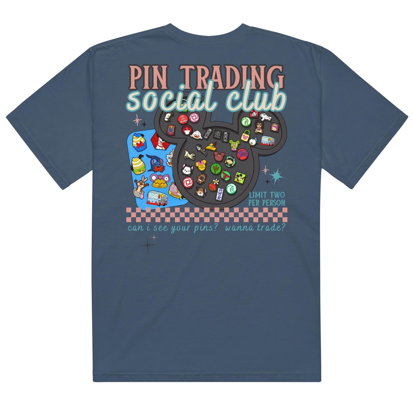 Disney Adult Pin Trading Social Club Shirt