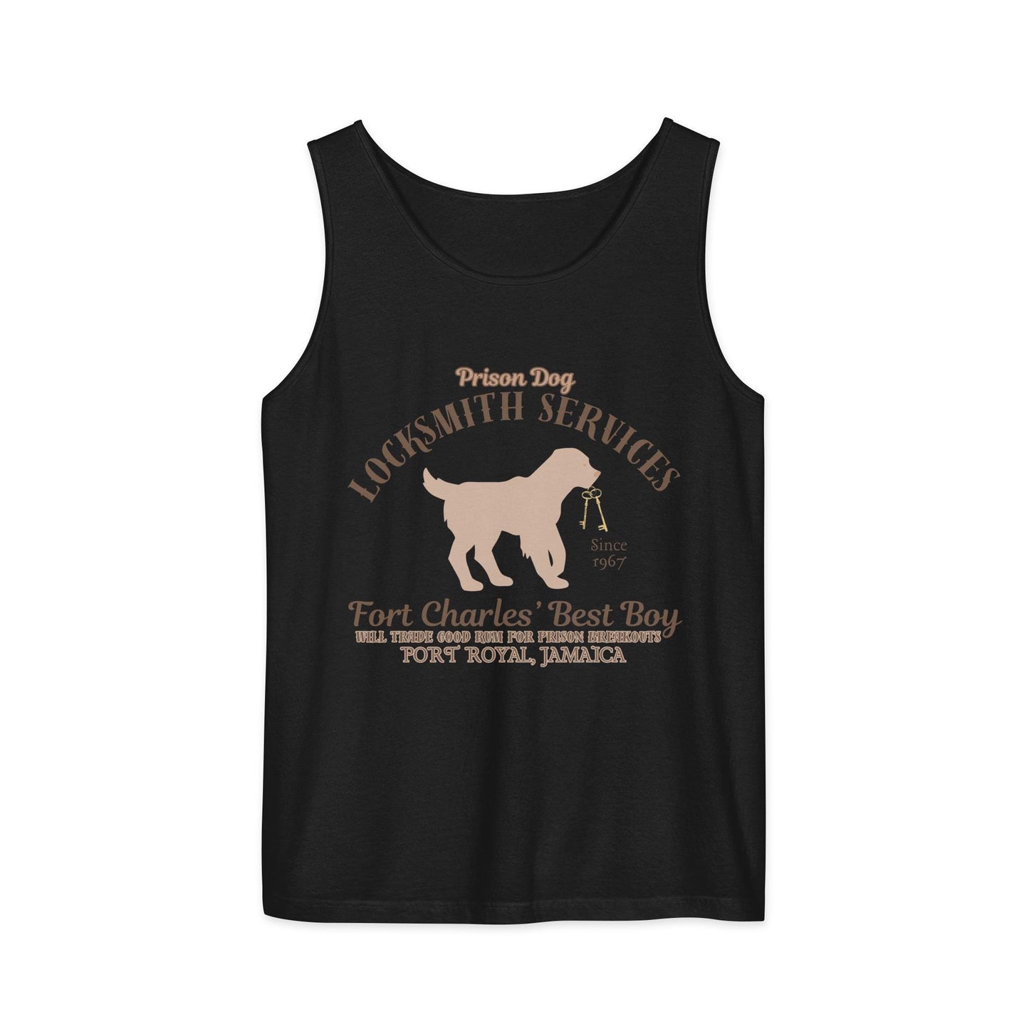 Pirates of the Caribbean Prison Dog Comfort Colors Tank
