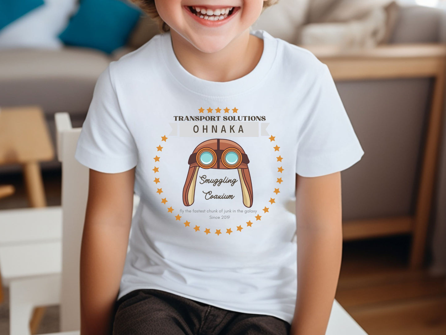 Ohnaka's Transportation Solutions,  Bella Canvas Youth Short Sleeve T-Shirt, Subtle Disney Matching Family Shirts