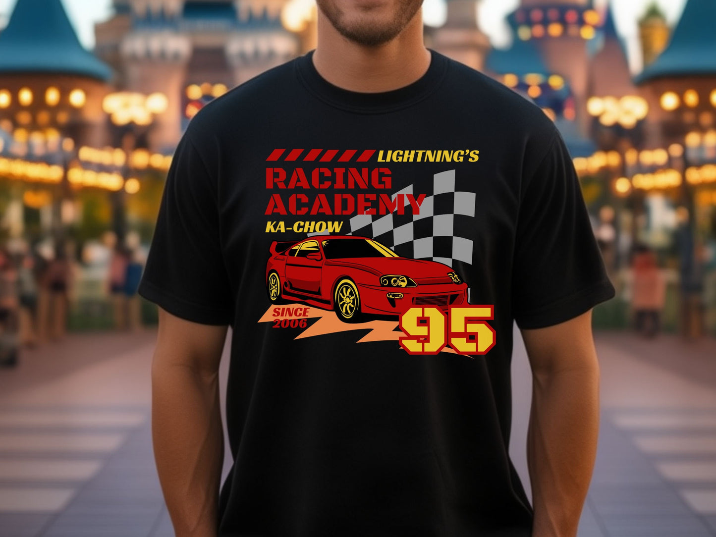 Lightning McQueens Racing Academy Disney Cars Shirt, Bella Canvas Unisex Tee