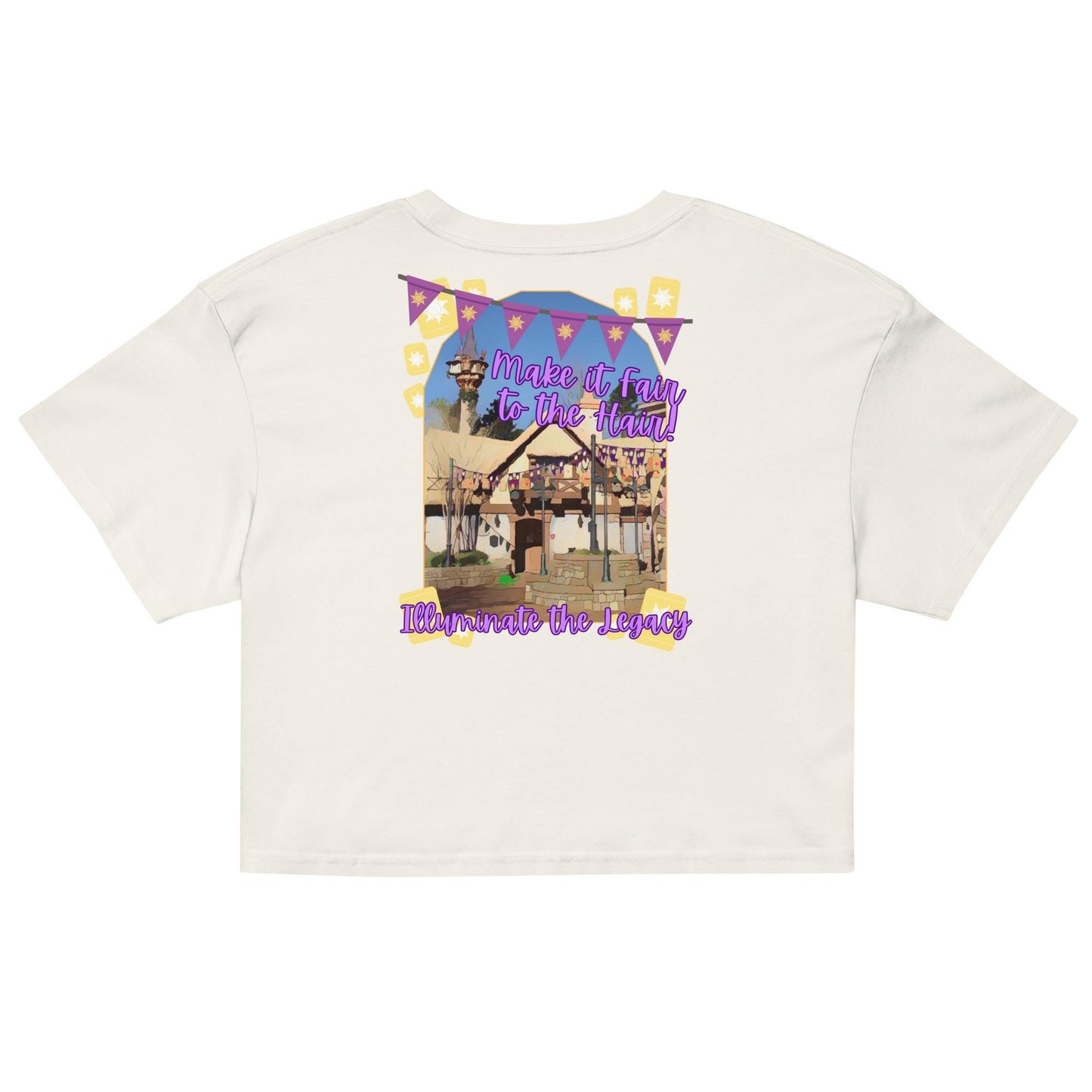 Disney Tangled Crop Top, Rapunzel Lanterns WDW Shirt