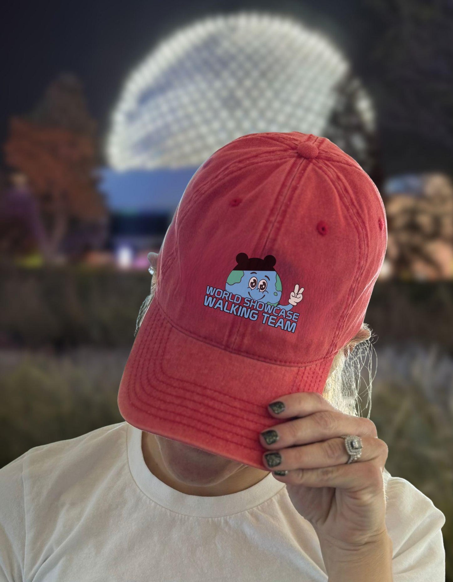 EPCOT World Showcase Cotton Twill Cap, Disney Mom Dad Hat