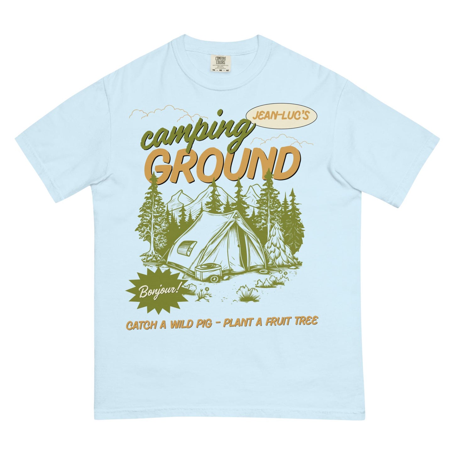 Bluey Camping Episode with Jean Luc, Disney Adult Bluey Shirt
