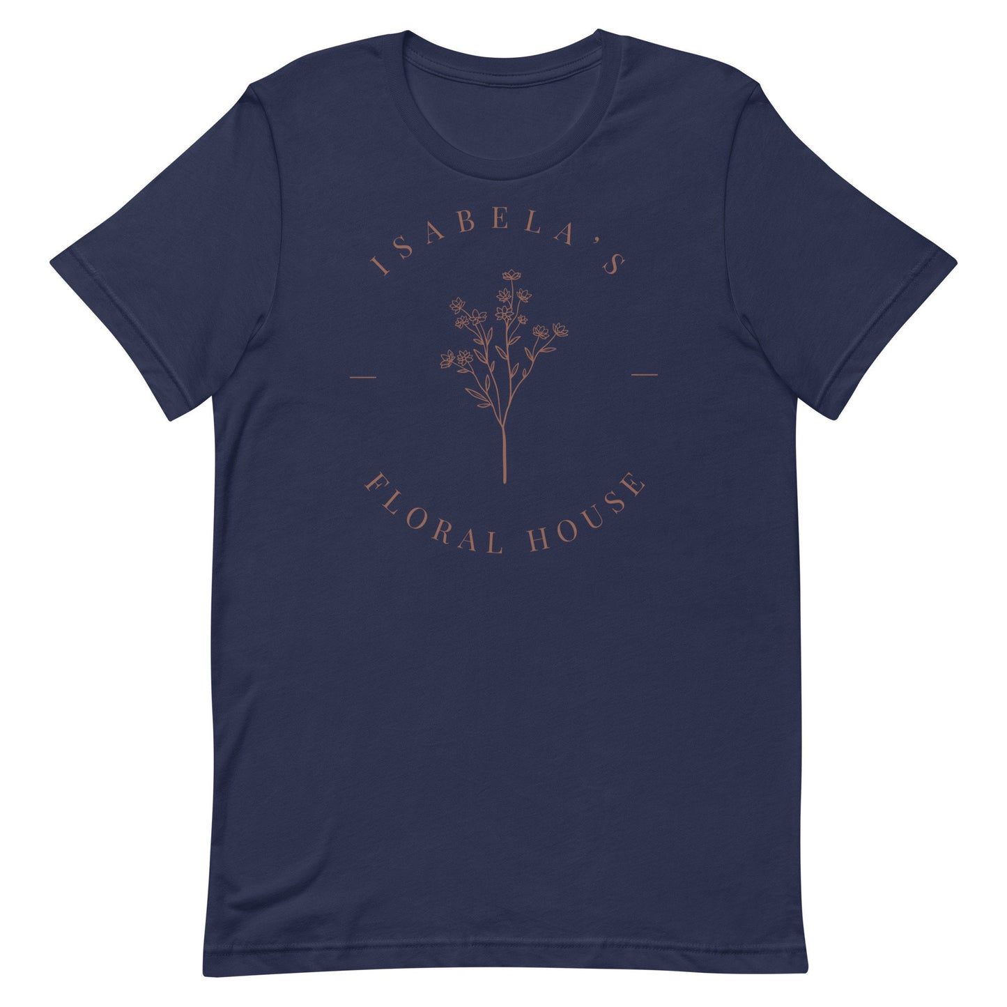 Isabela's Floral House T-Shirt, Bella Canvas Unisex, Matching Family Shirts