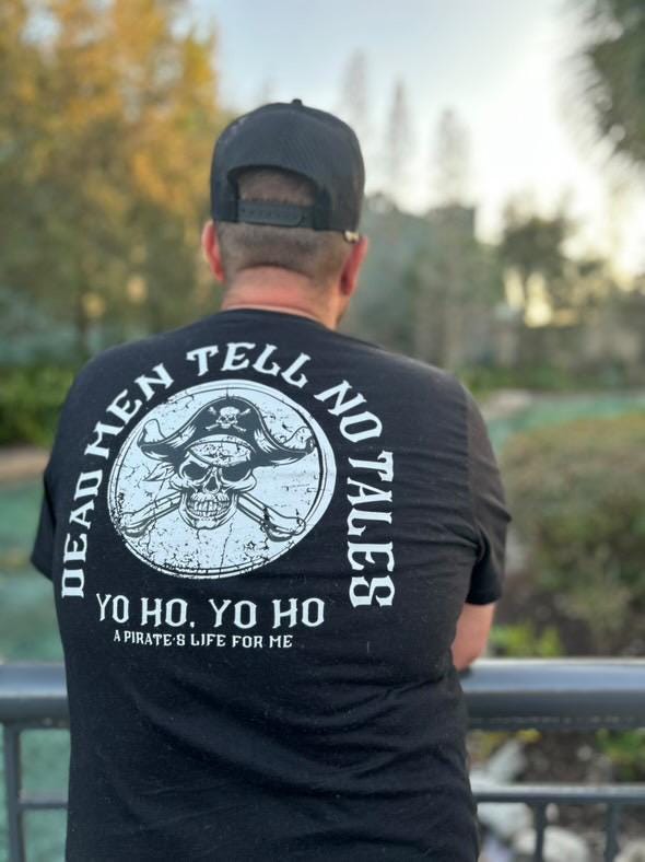 Pirates of the Caribbean T-Shirt, Dead Men Tell No Tales, Disney Dad Tee