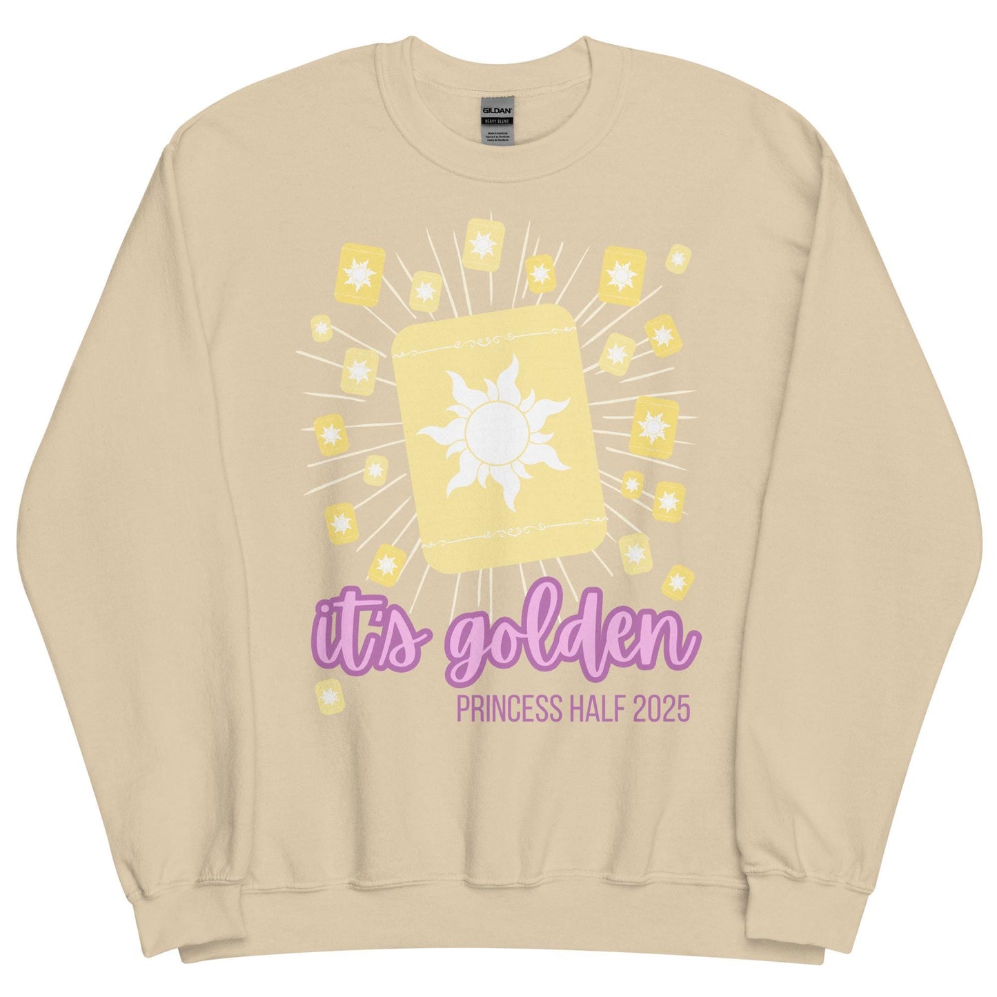 Rapunzel Disney Princess Half Marathon 2025 Crewneck, Run Disney Girls Trip Sweatshirt