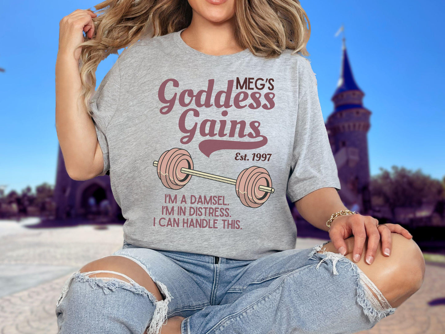 Meg's Goddess Gains Shirt, Hercules Disney Inspired Tee
