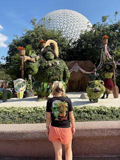 Orange Bird EPCOT Flower Garden Shirt, Disney Topiary Tee