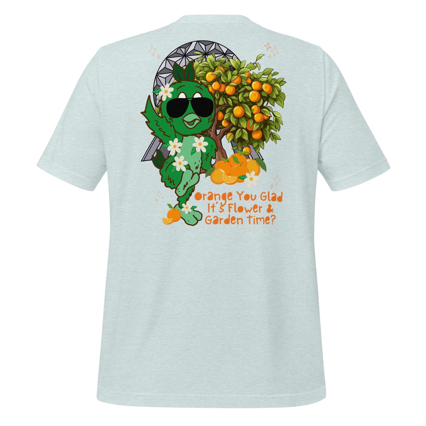 Orange Bird EPCOT Flower Garden Shirt, Disney Topiary Tee