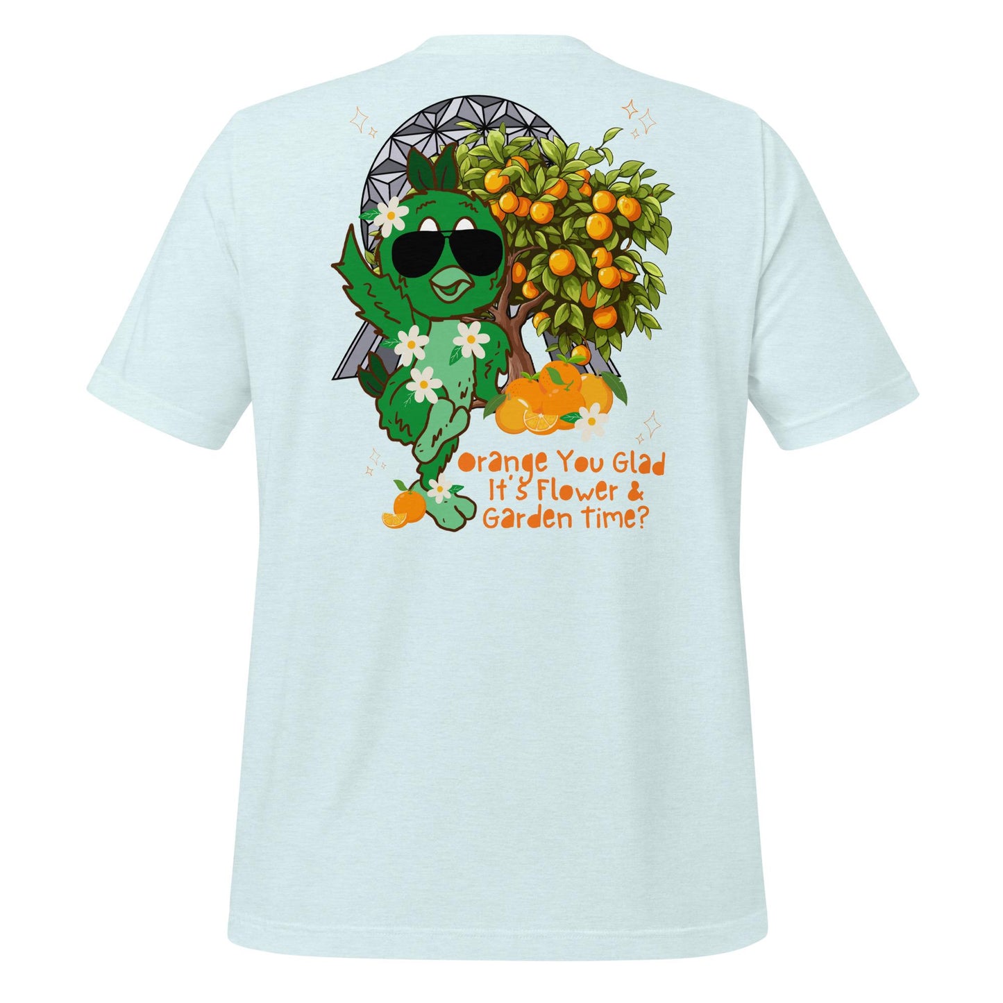 Orange Bird EPCOT Flower Garden Shirt, Disney Topiary Tee