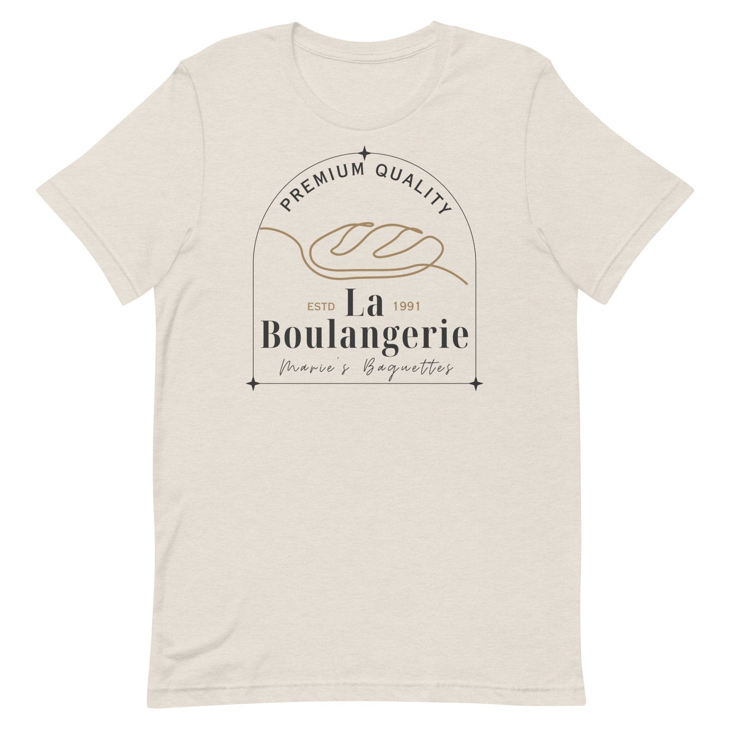 Marie's Baguettes Bella Canvas Shirt, Subtle Disneyland Family Tee
