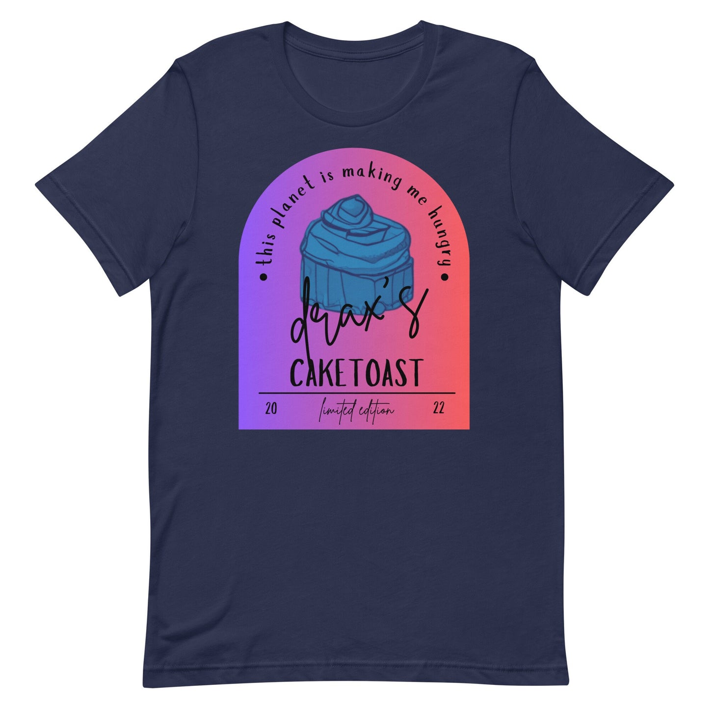 Drax Caketoast T-Shirt, Subtle Disney Guardians of the Galaxy Bella Canvas Tee