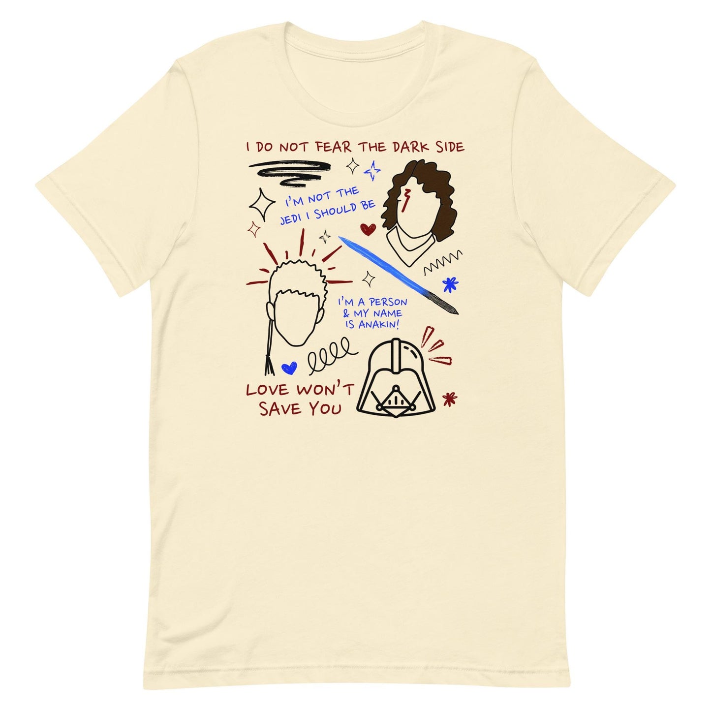 Anakin Skywalker Star Wars Shirt: Trendy Sketch Tee