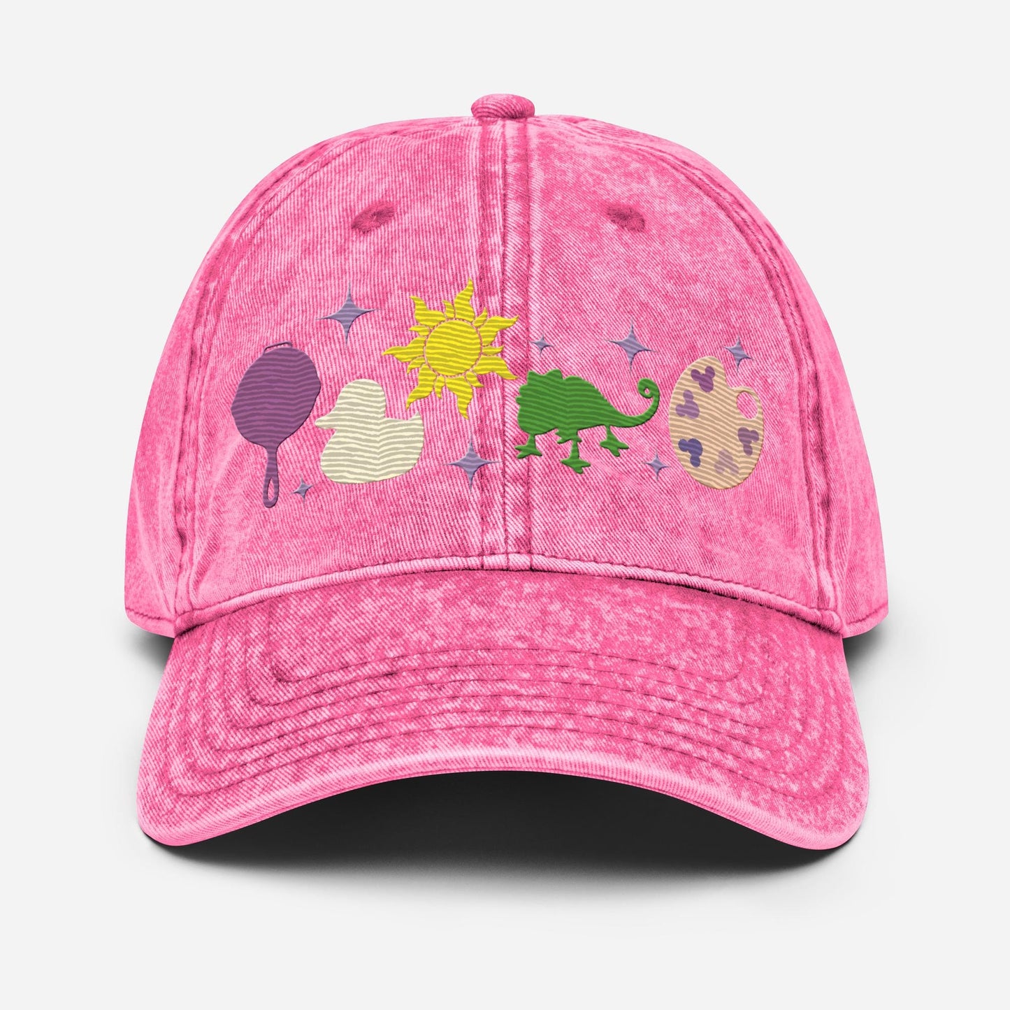 Disney Tangled Icon Hat, Embroidered Cotton Twill