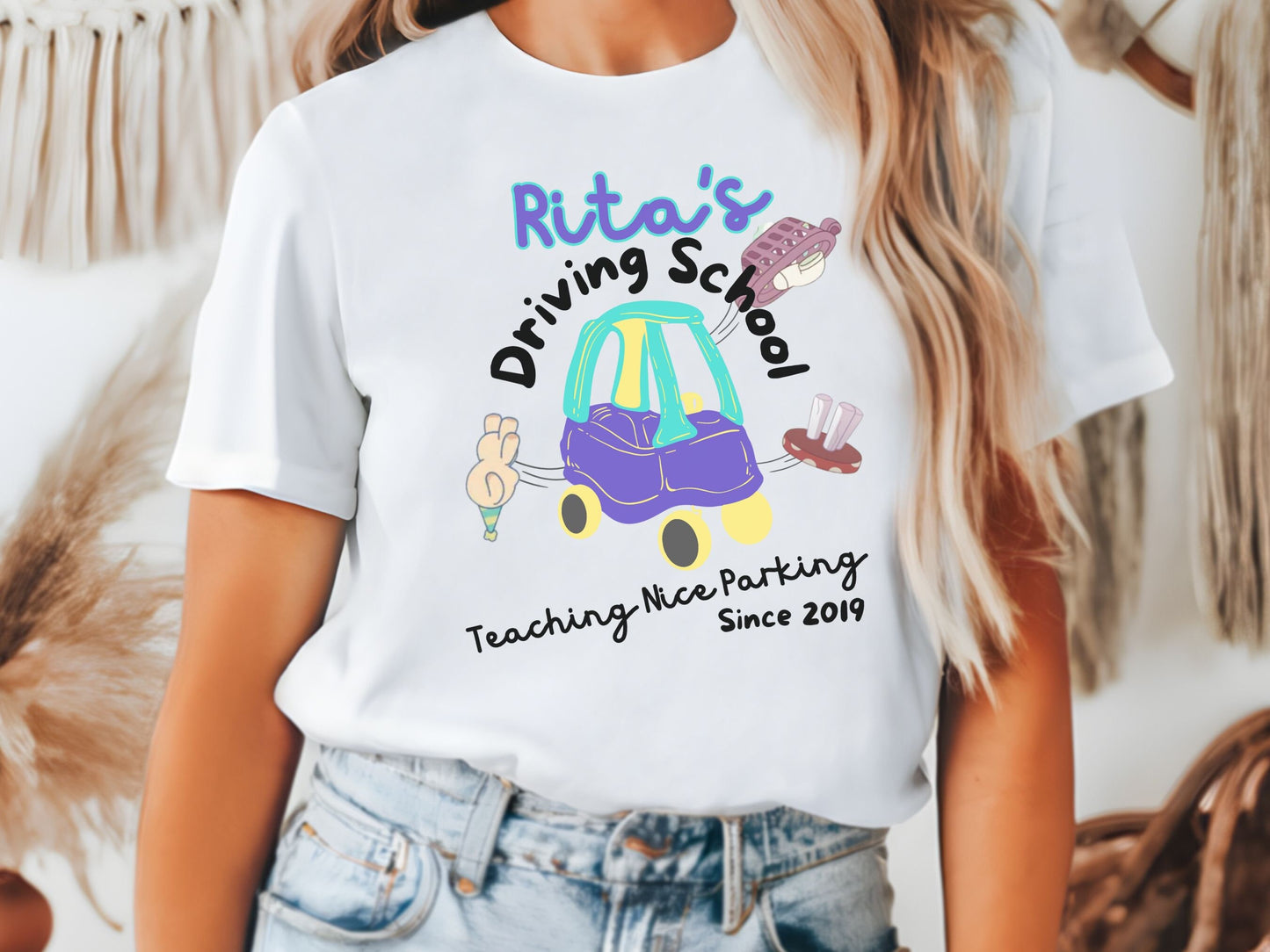 Rita's Driving School Bluey Shirt, Disney Family Tee