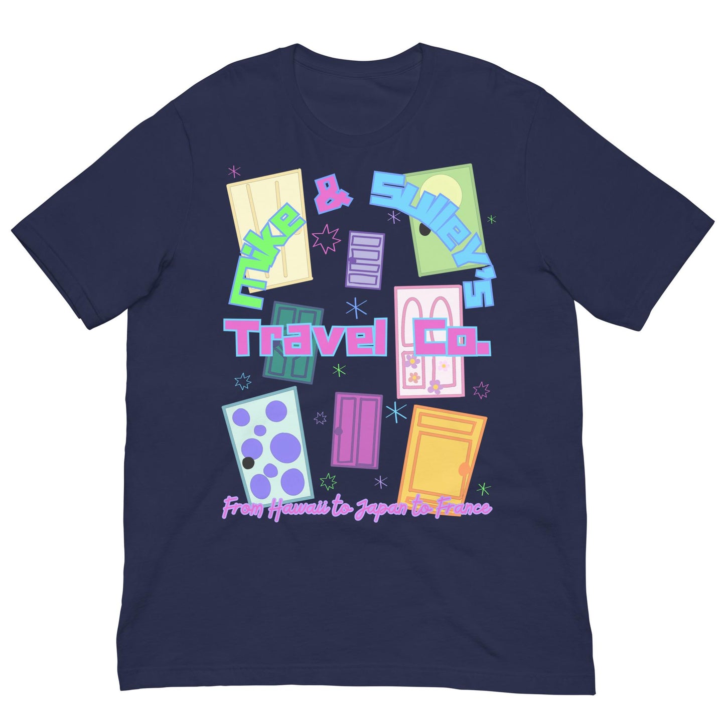 Monsters Inc Disney Inspired Mike and Sulley's Travel Co. Bella Canvas Shirt, Monsters Inc Mike and Sulley Disney Women's Shirt