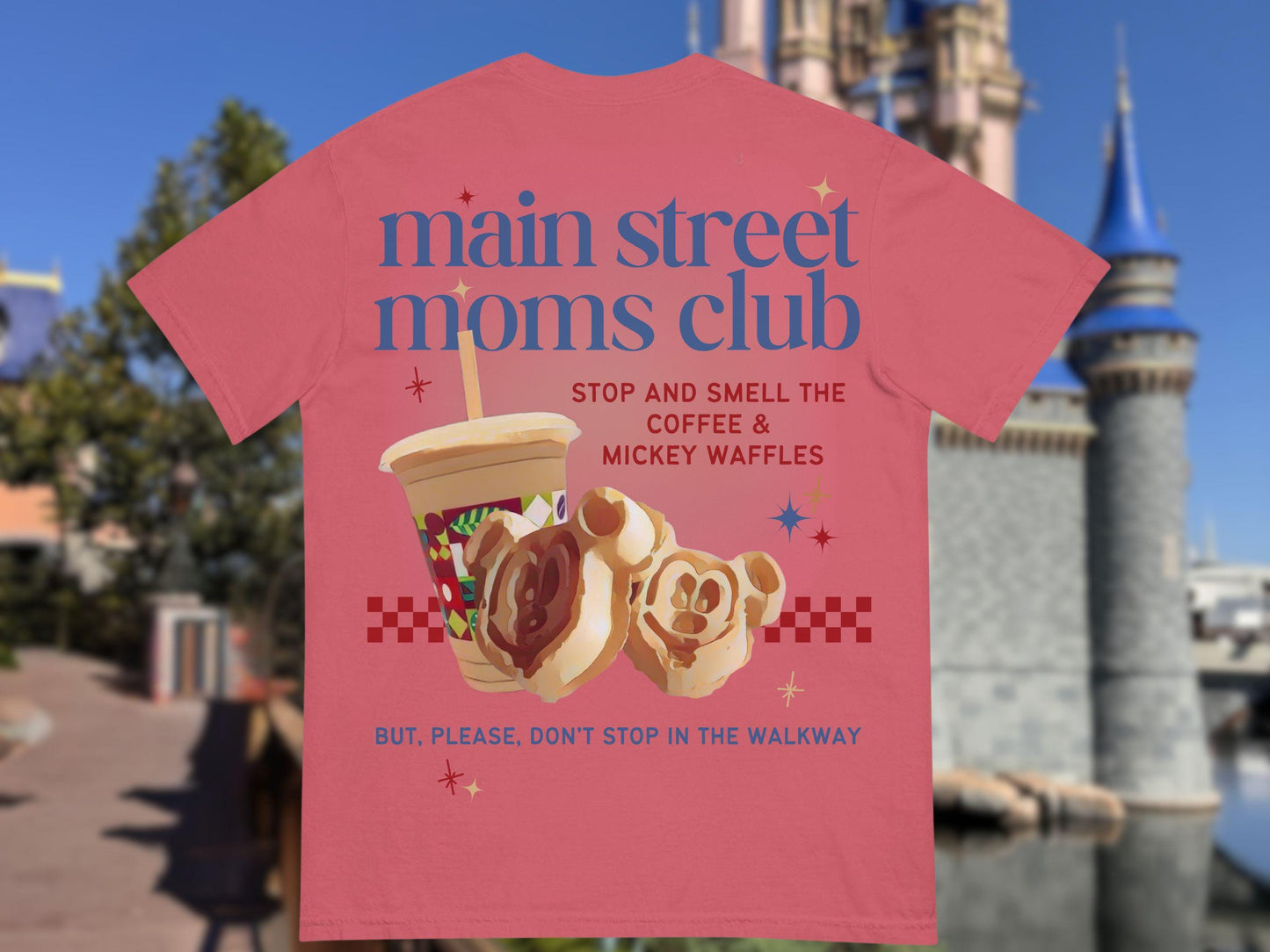 Main Street Moms Club™ Collection Comfort Colors Shirt, Disney Mom Shirt
