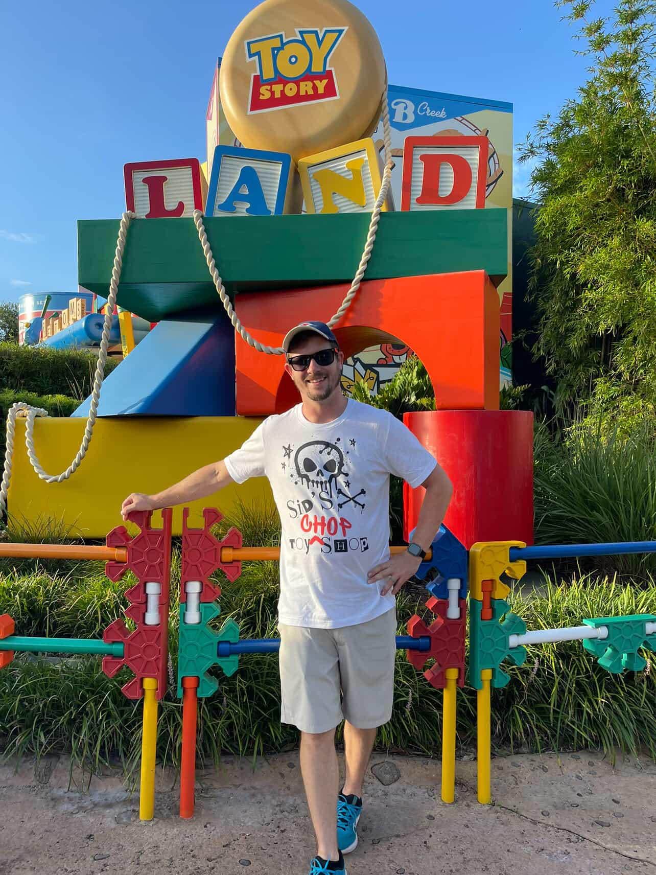 Sid's Toy Chop Shop Disney Shirt, Bella Canvas Unisex Tee