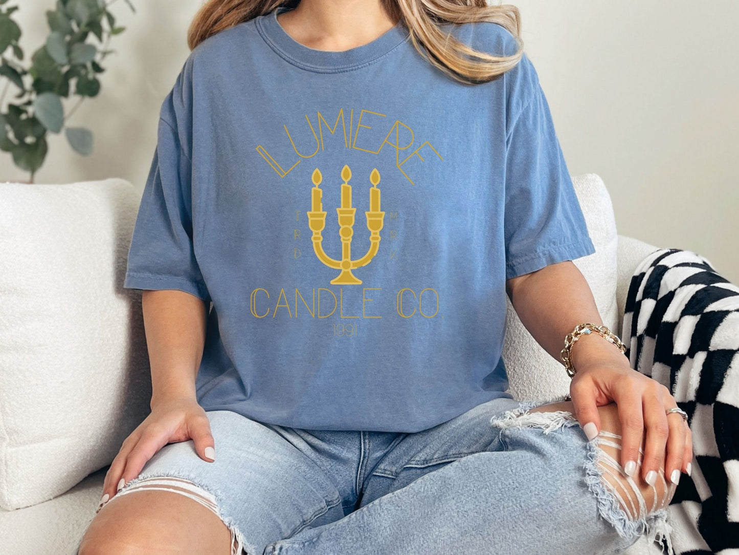 Lumiere Candle Co. Shirt, Beauty and the Beast Inspired, Disney Dad T-Shirt