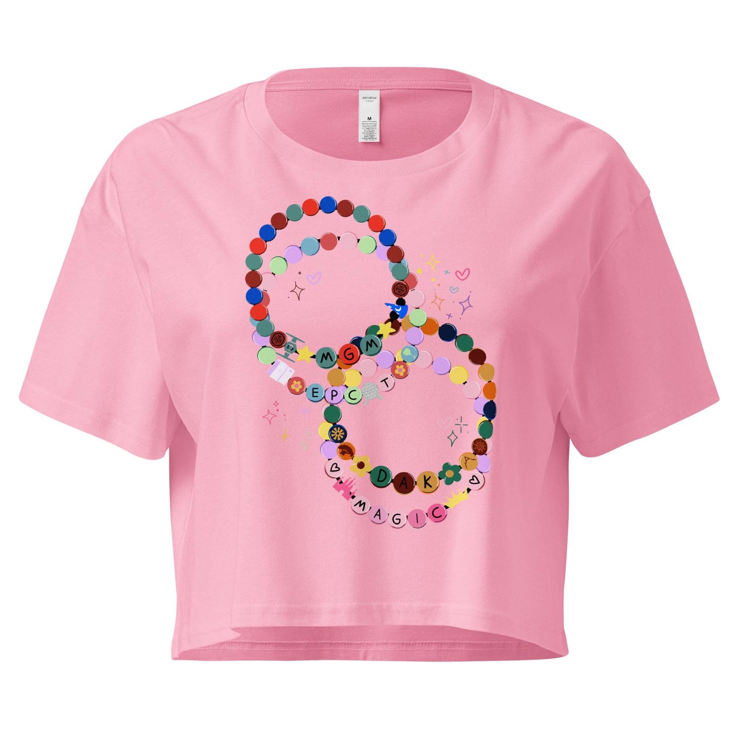 Disney Park Friendship Bracelets Crop Top, Disney Girls Trip Tee