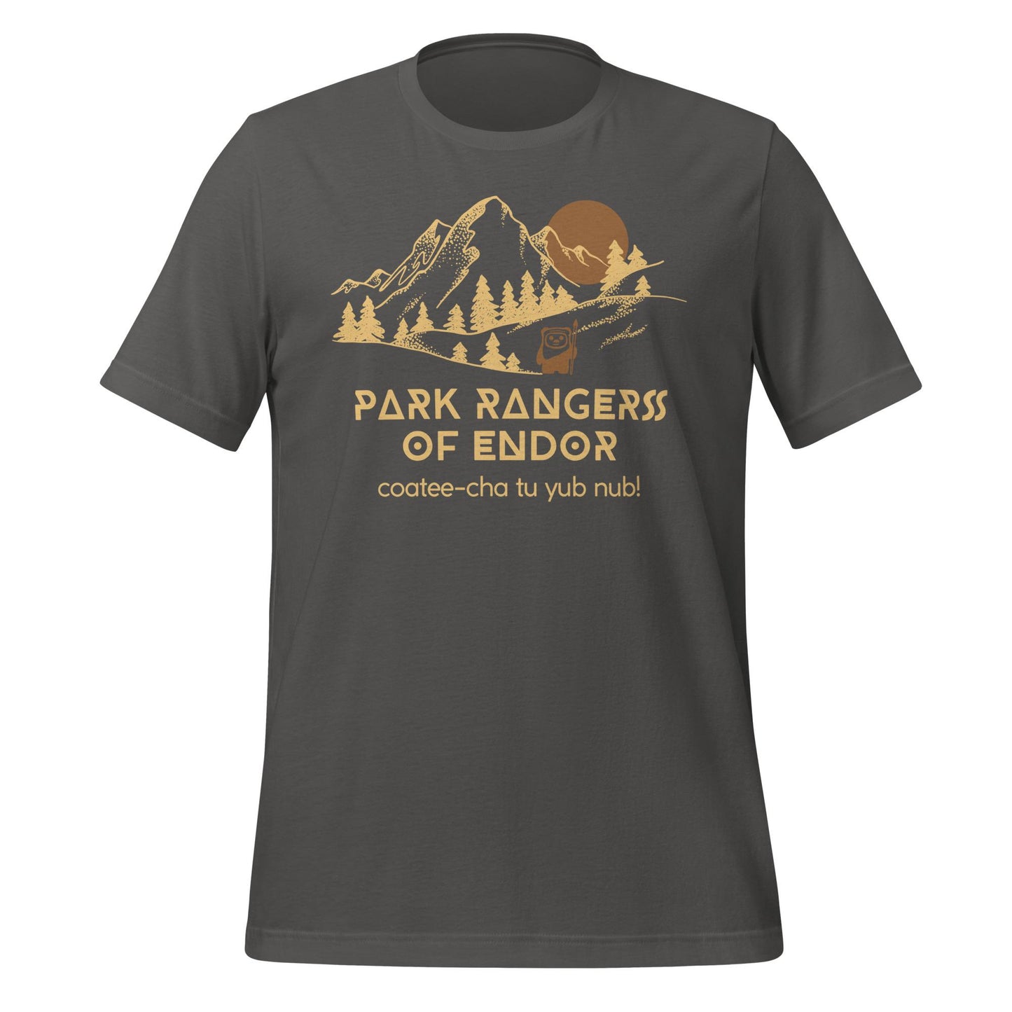 Ewok Star Wars Shirt: Park Rangers of Endor, Galaxy's Edge Tee