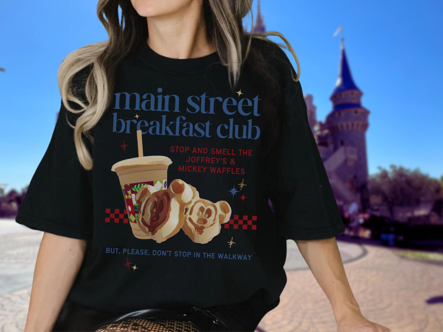 Disney Breakfast Club Tee – Mickey Waffles & Joffrey's Coffee