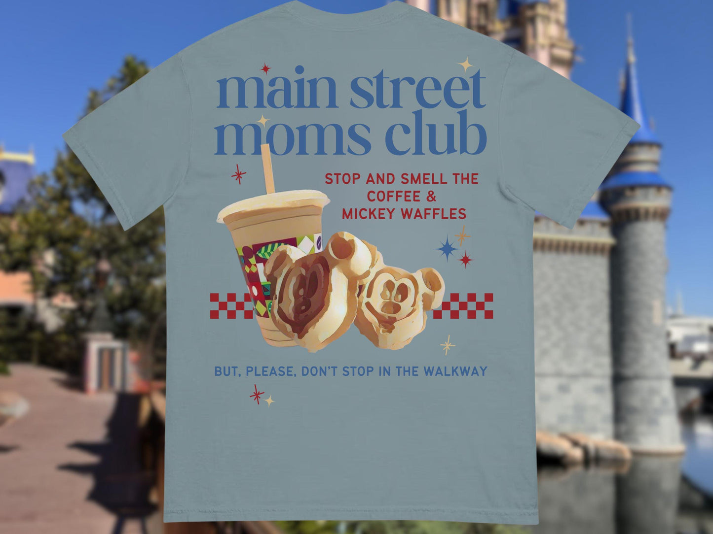 Main Street Moms Club™ Collection Comfort Colors Shirt, Disney Mom Shirt