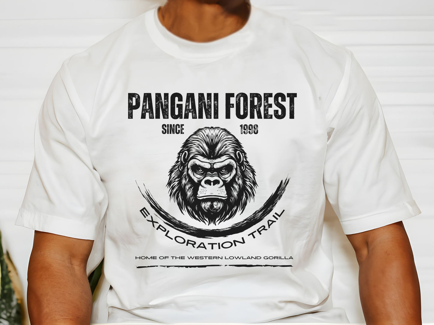 Pangani Forest Gorilla Falls Bella Canvas T-Shirt, Subtle Disney Family Matching