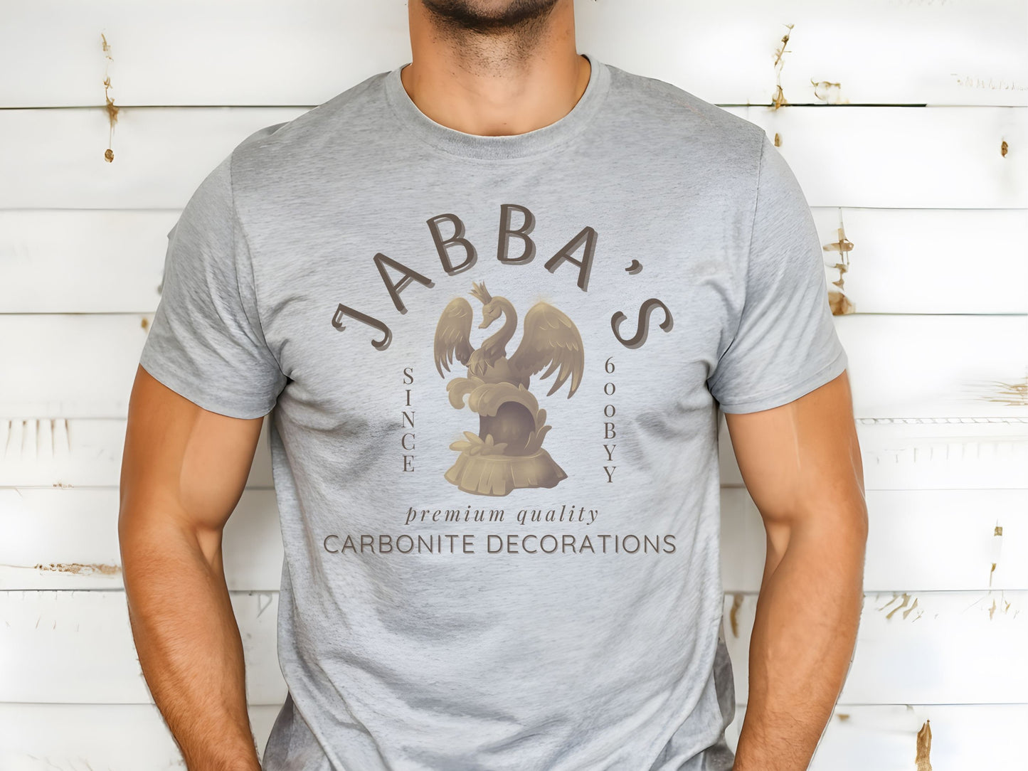 Jabba's Carbonite Decorations,  Bella Canvas Unisex Short Sleeve T-Shirt, Subtle Disney Matching Family Shirts