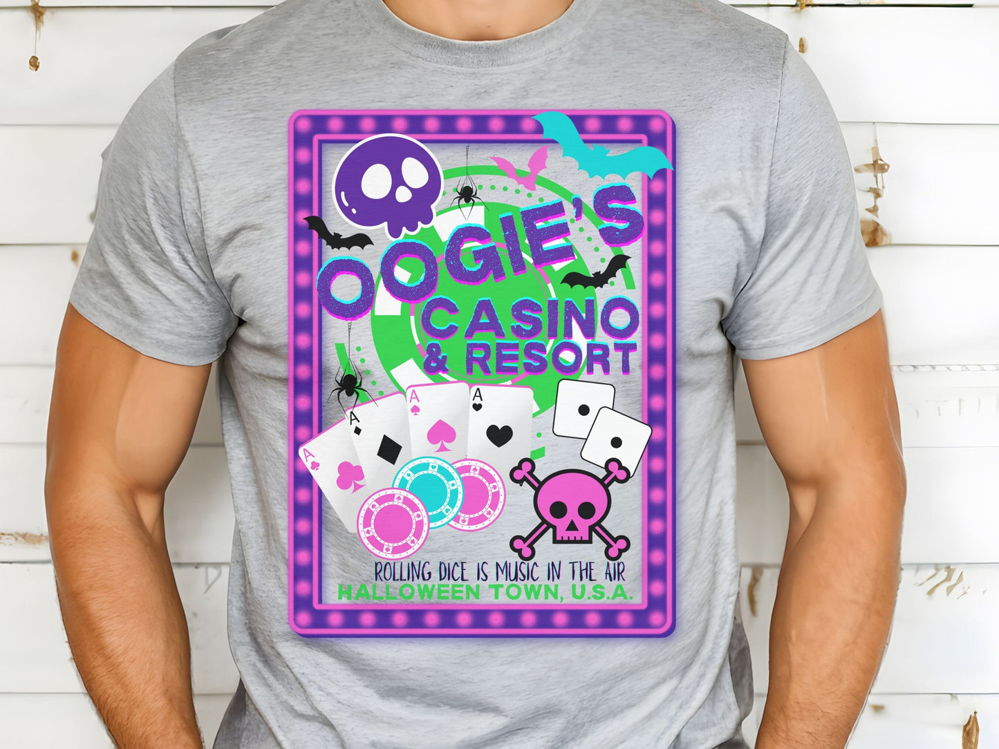 Oogie Boogie Casino Resort Shirt, Subtle Disney Family Tee