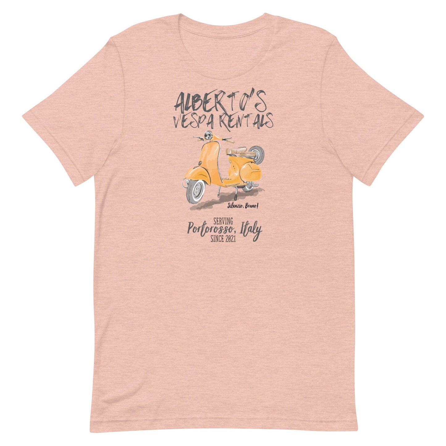 Luca Movie Bella Canvas T-Shirt, Alberto's Vespa Rentals, Matching Family Disney Shirt