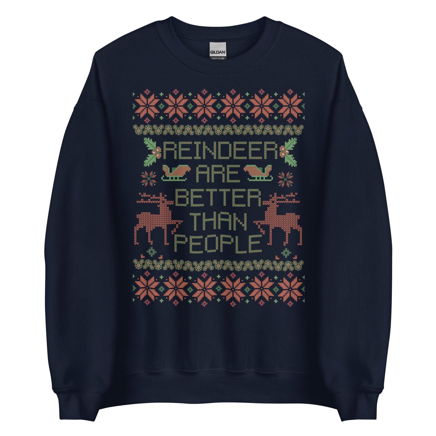 Frozen Christmas Sweatshirt, Reindeer are Better, Disney EPCOT Family Shirt