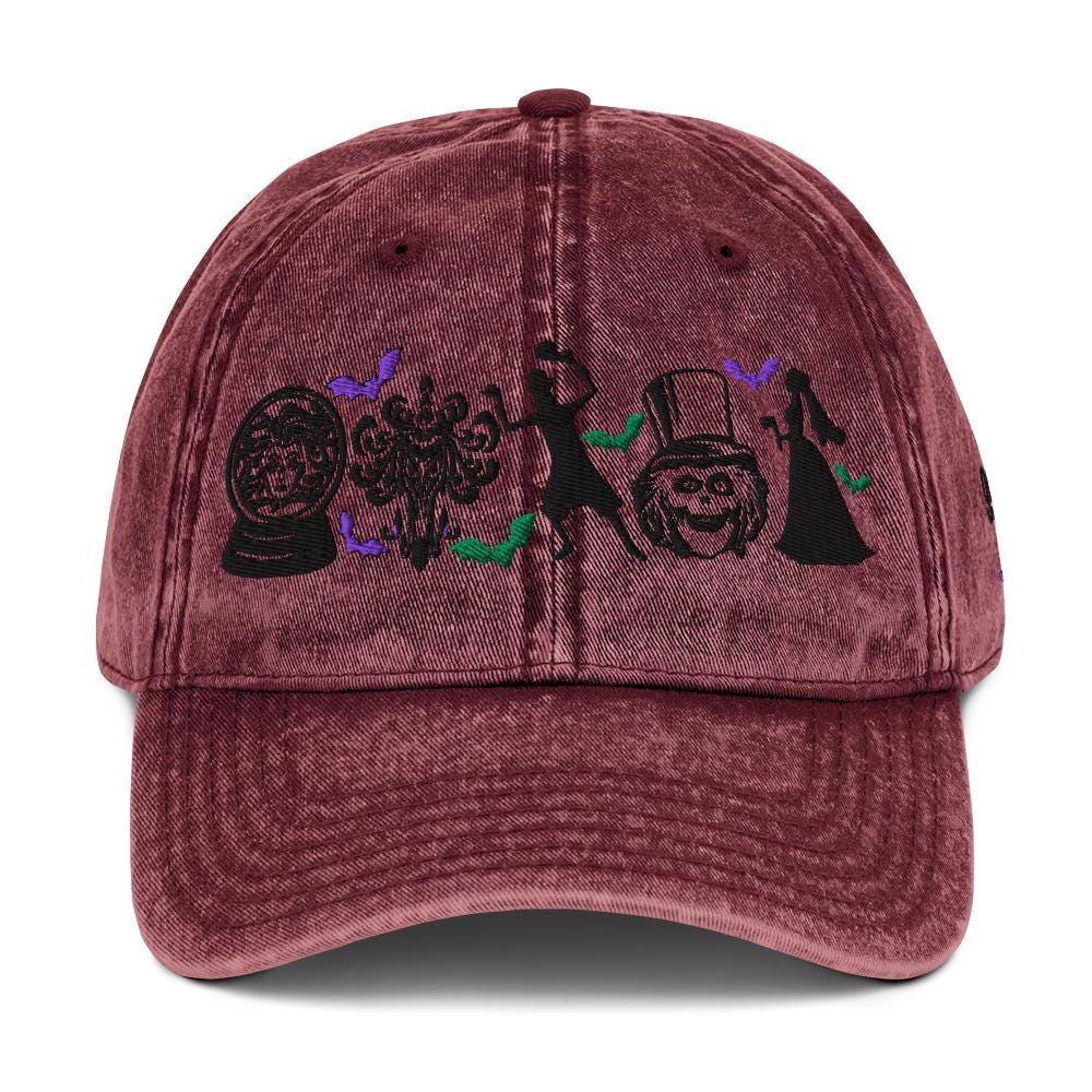 Haunted Mansion Icon Hat, 999 Happy Haunts, Disney Cotton Twill Dad Hat