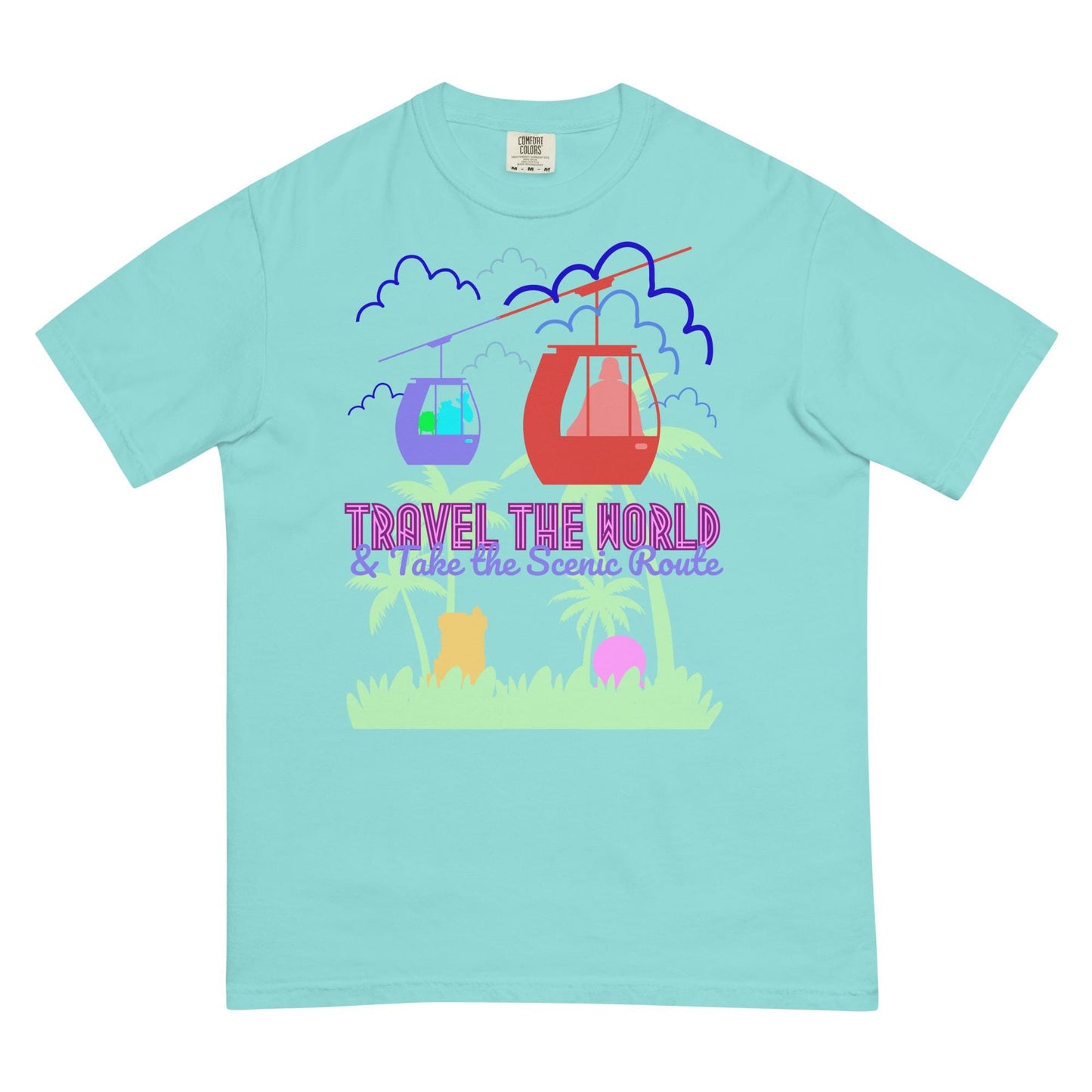 Disney Skyliner Comfort Colors T-Shirt, Park Hopping Family Shirts