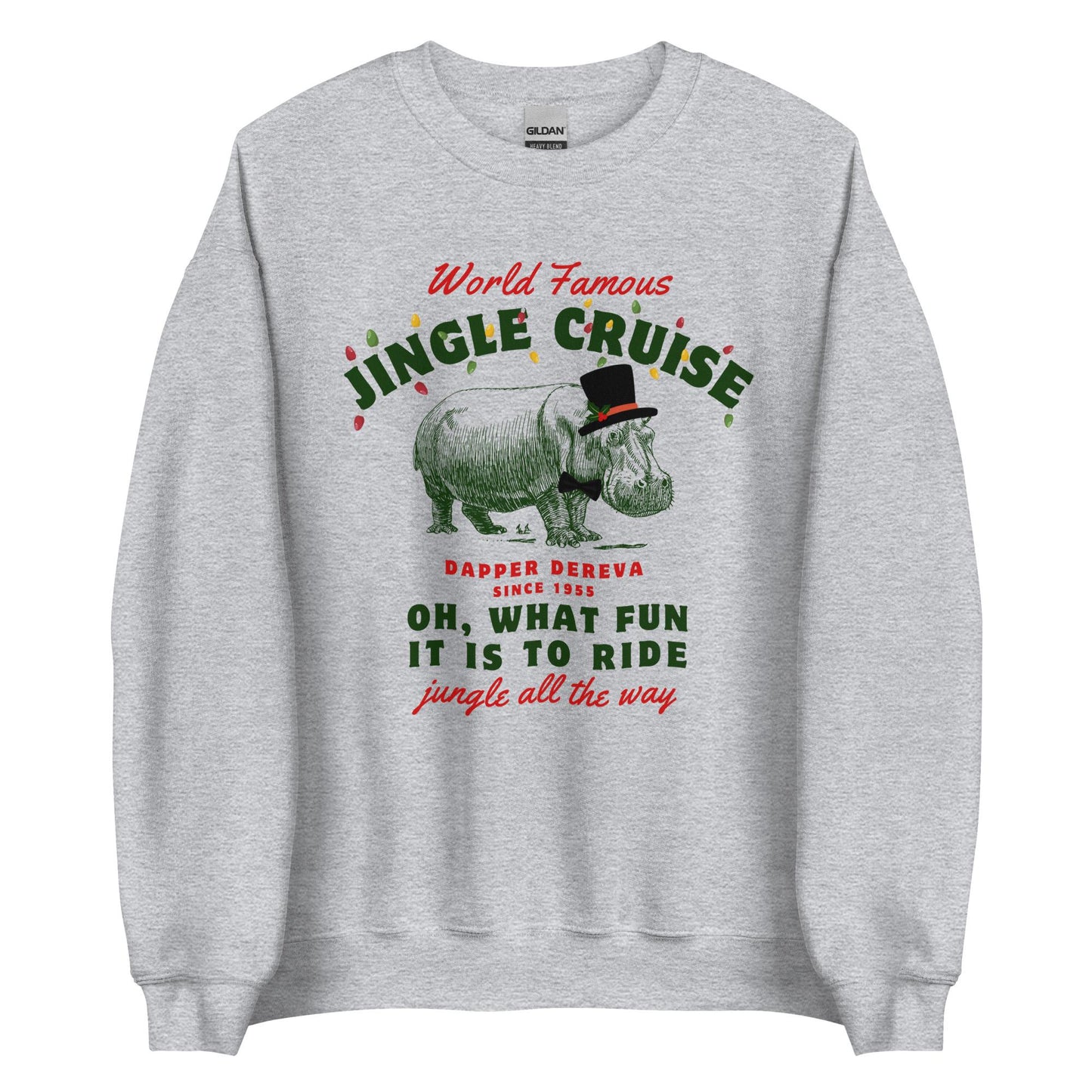 Jingle Cruise Sweatshirt, Disney Christmas Theme Park, Family Holiday